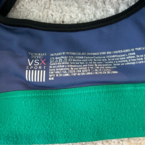 Victorias Secret The Player Crossback Sports Bra - Picture 8 of 10